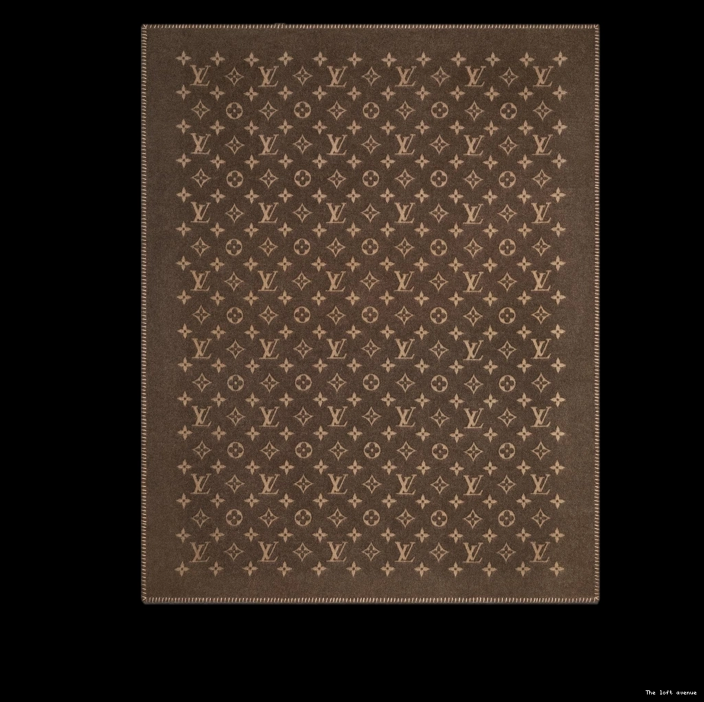 CUSTOM LV MONOGRAM THROW BLANKET 0710